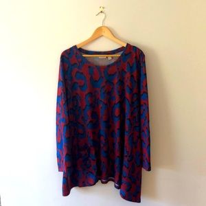 Animal print sweater